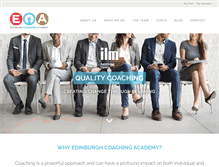 Tablet Screenshot of edinburghcoachingacademy.com